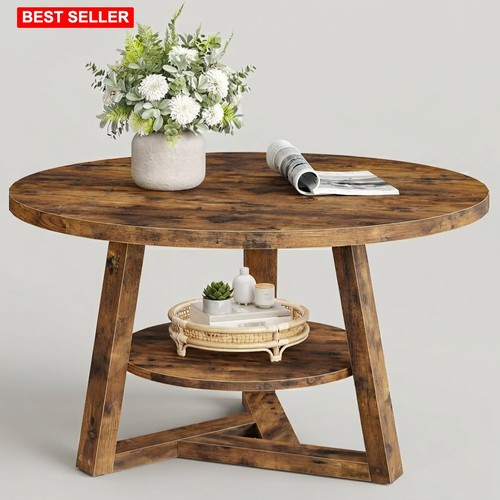 Round coffee table tier - round,