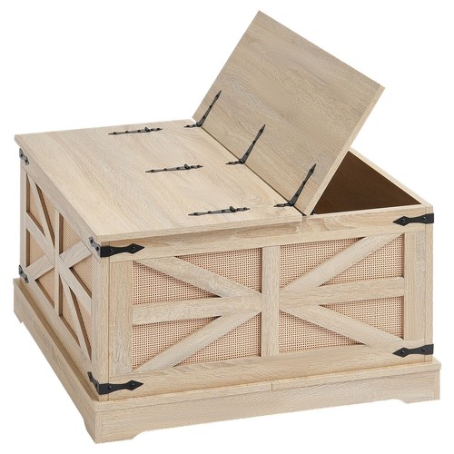 Rattan coffee table - table, rectangle