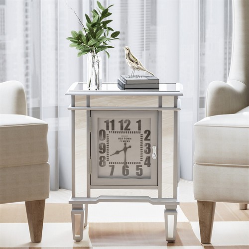 Luxury silver side - luxury, clock